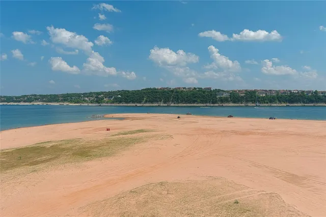 a view of an ocean and beach