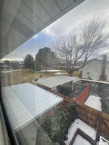 a view of a lot of a window