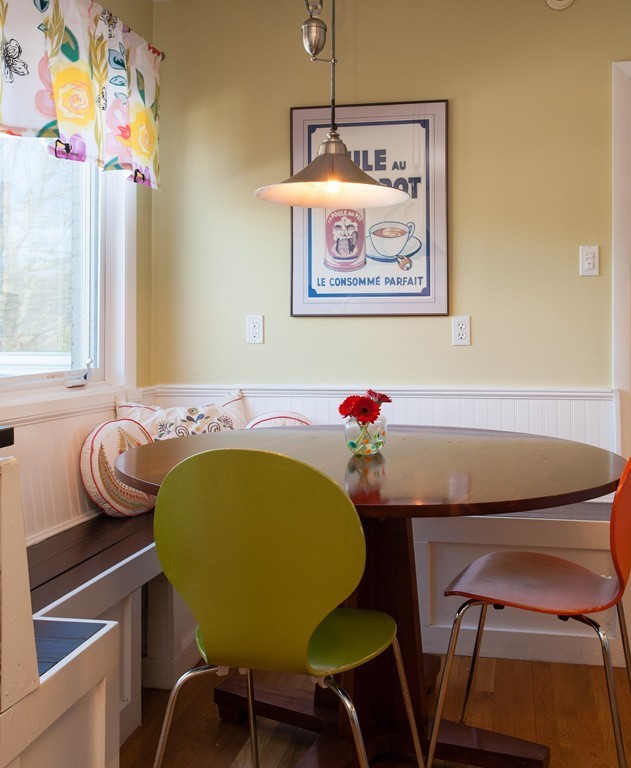566 Newton Street Brookline, MA 02467 - Photo 12 of 30 a dining room with furniture and window