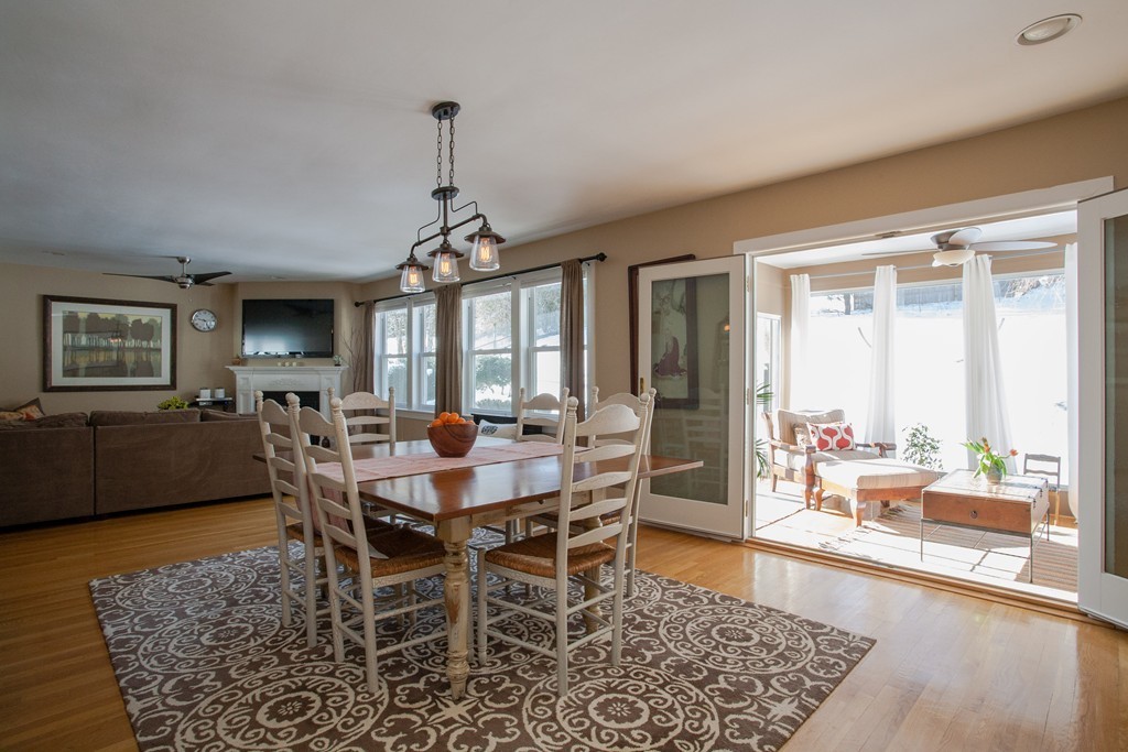 566 Newton Street Brookline, MA 02467 - Photo 4 of 30 a view of a dining room with furniture