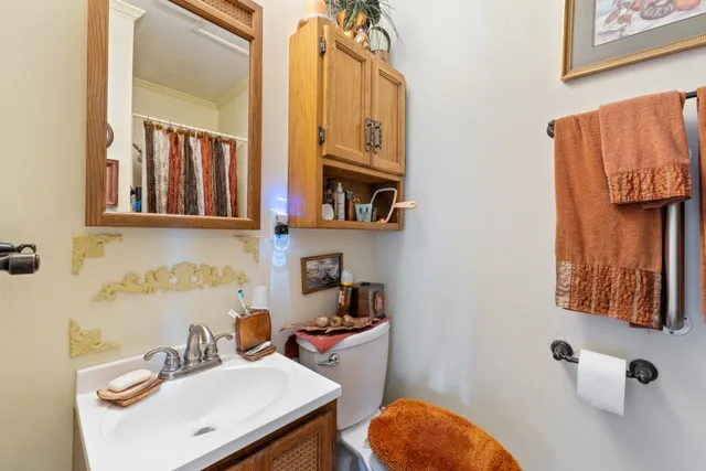 a view of a storage and utility room