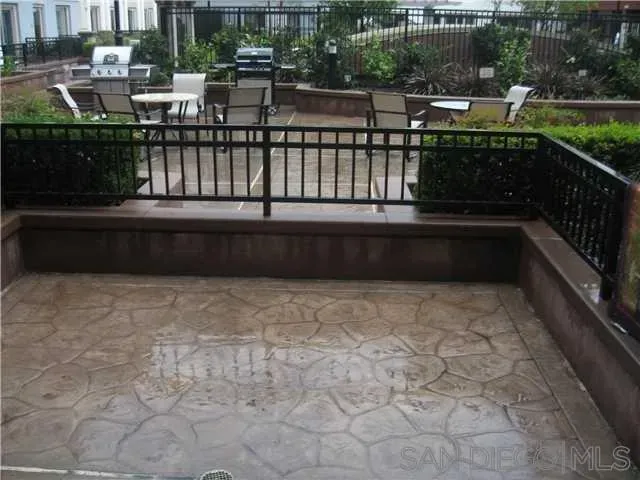 a city view from a balcony