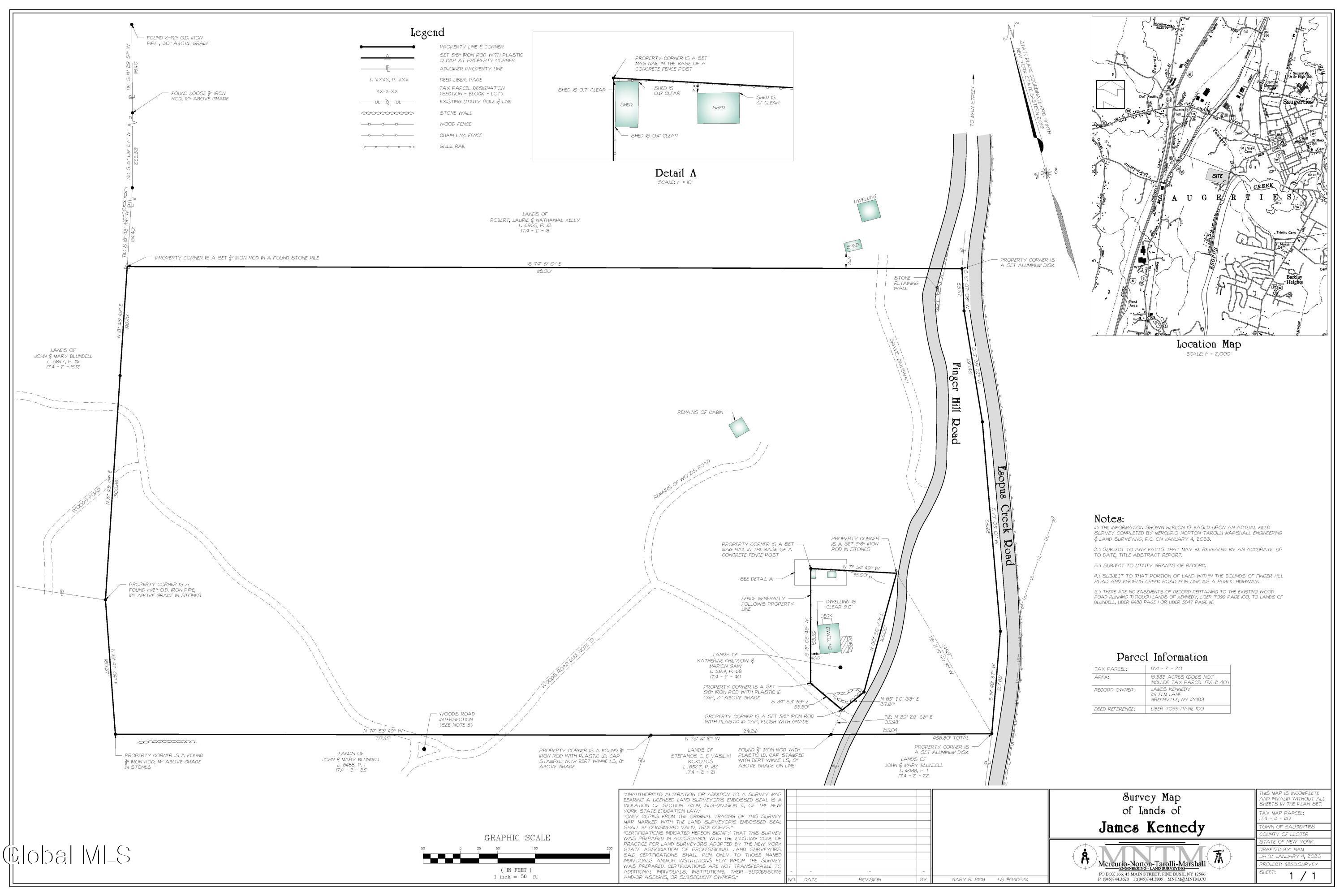 50 Finger Hill Road Saugerties, NY 12477 - Photo 4 of 7 4853.surveyb 50 fingerhill