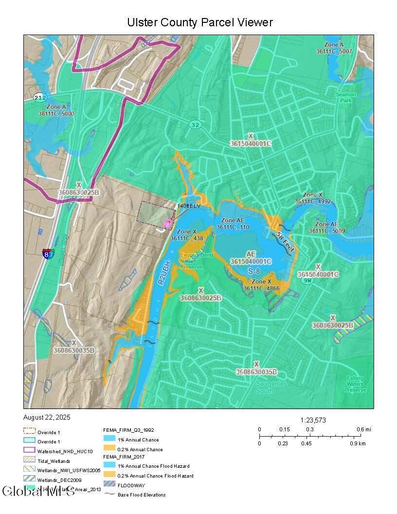 50 Finger Hill Road Saugerties, NY 12477 - Photo 6 of 7 50 Finger Hill FEMA Map