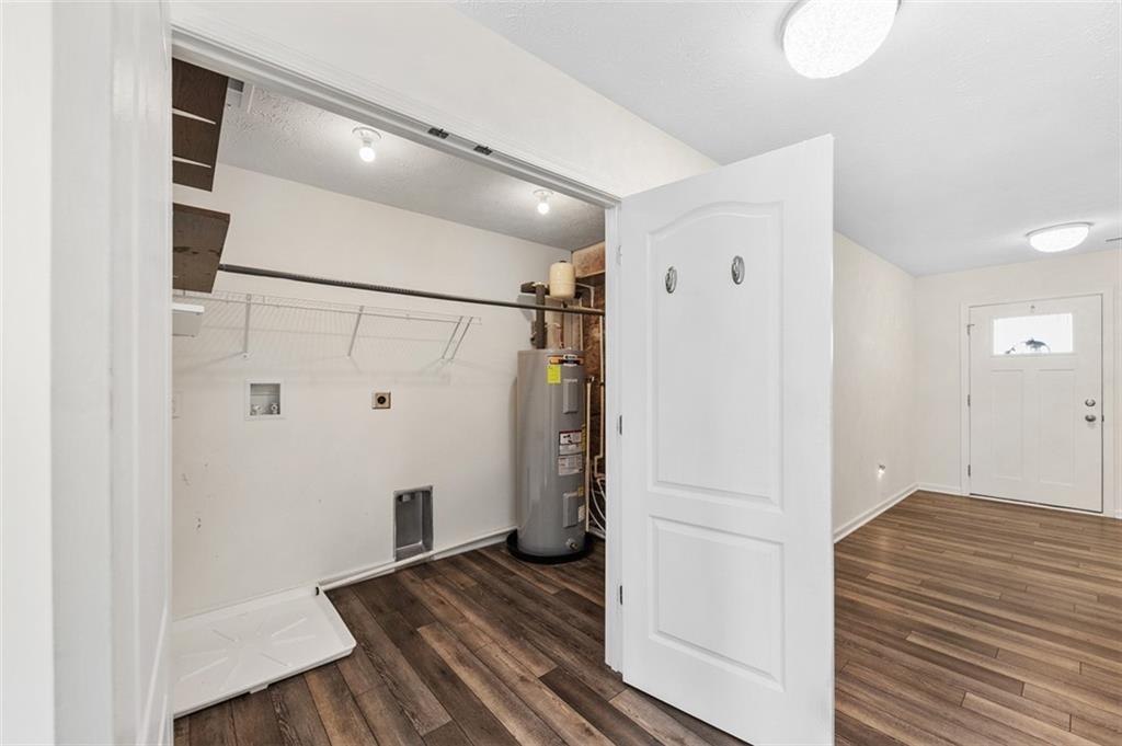 1024 Colonial Drive Uniontown, PA 15401 - Photo 13 of 33 a view of a hallway with wooden floor and closet