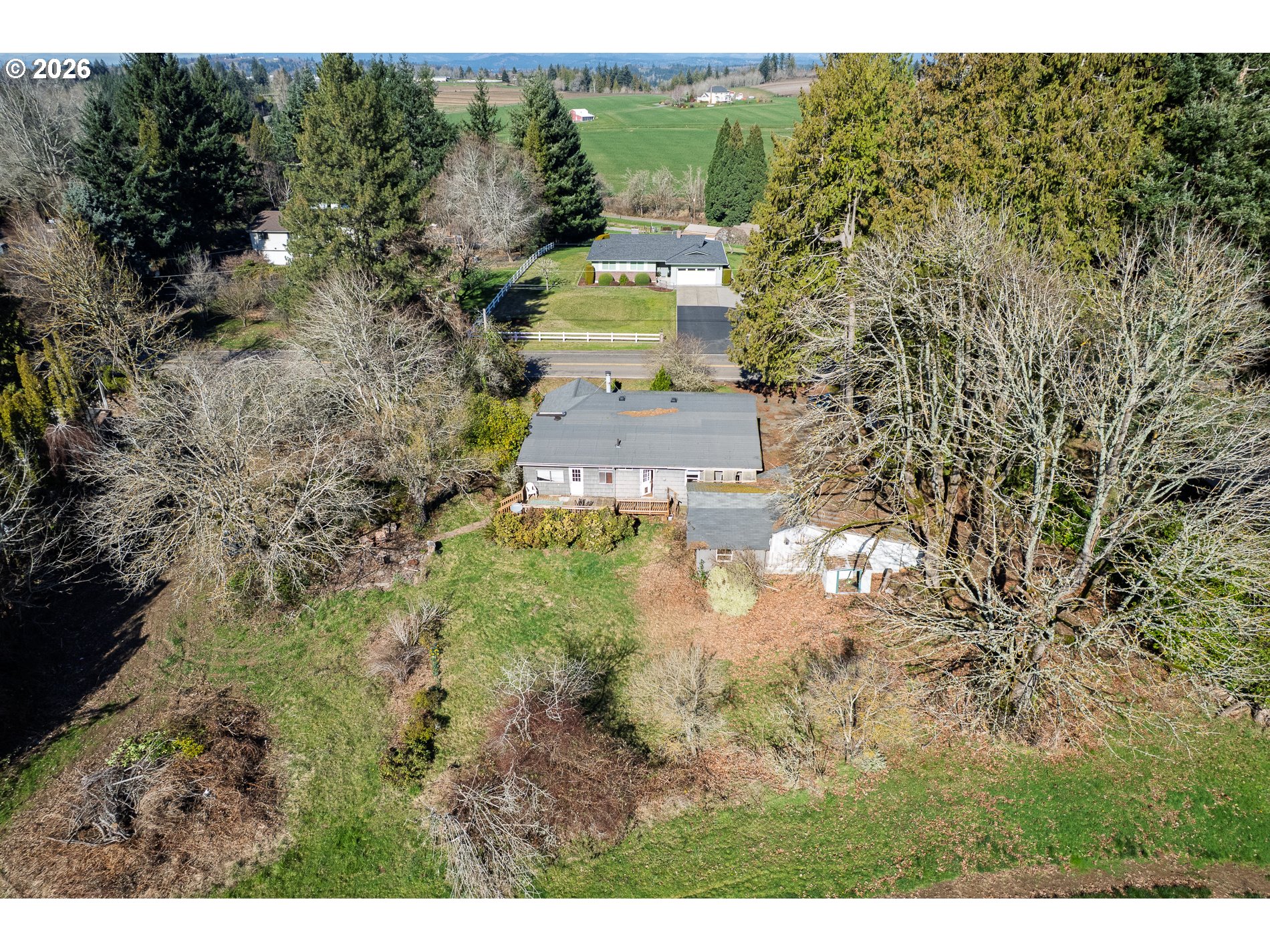 32404 Southeast Pipeline Road Gresham, OR 97080 - Photo 31 of 48 a aerial view of a house with a yard