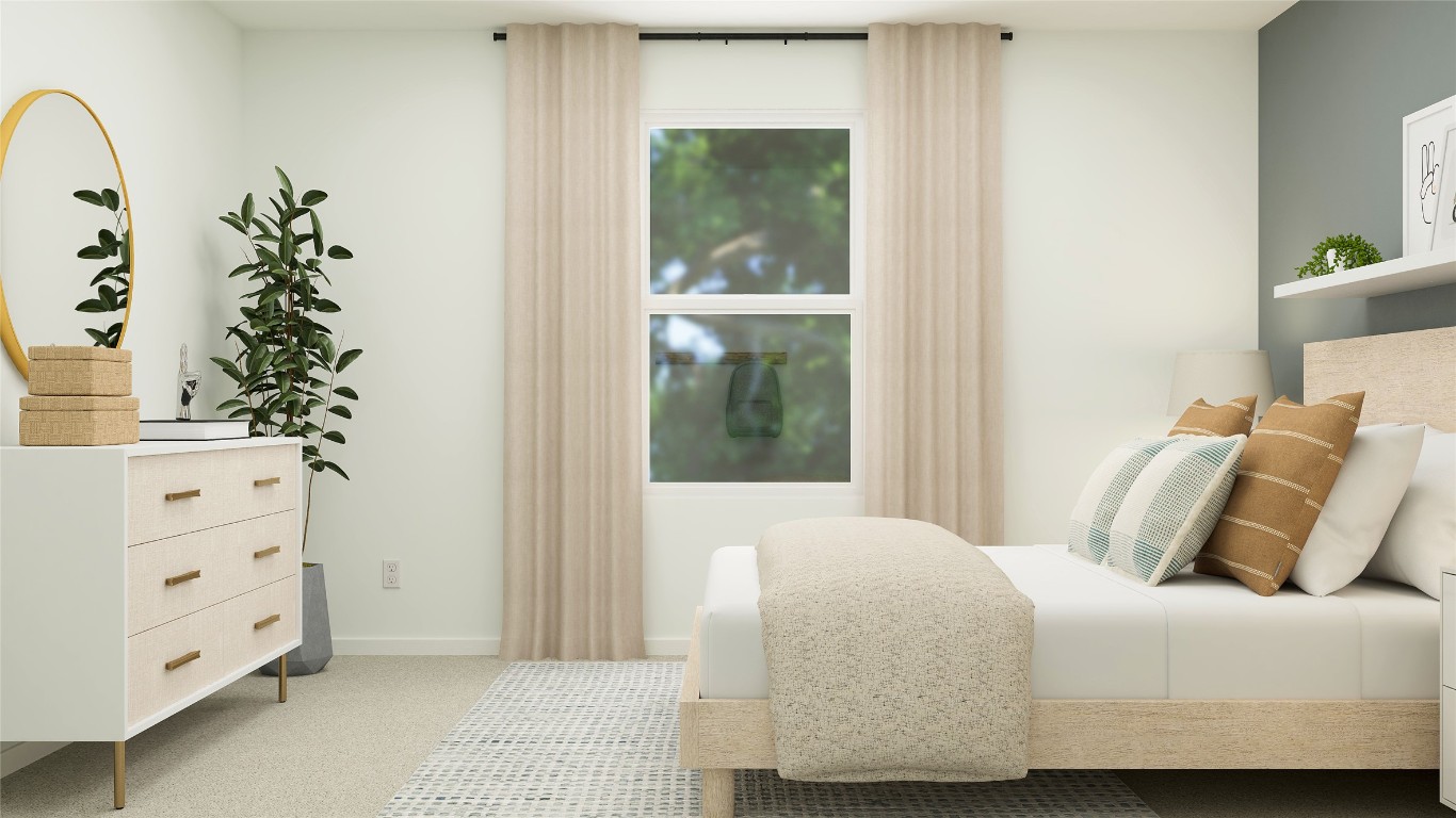 17911 Prairie Falcon Way, Unit 3 Pflugerville, TX 78660 - Photo 4 of 24 a bedroom with a bed and a window