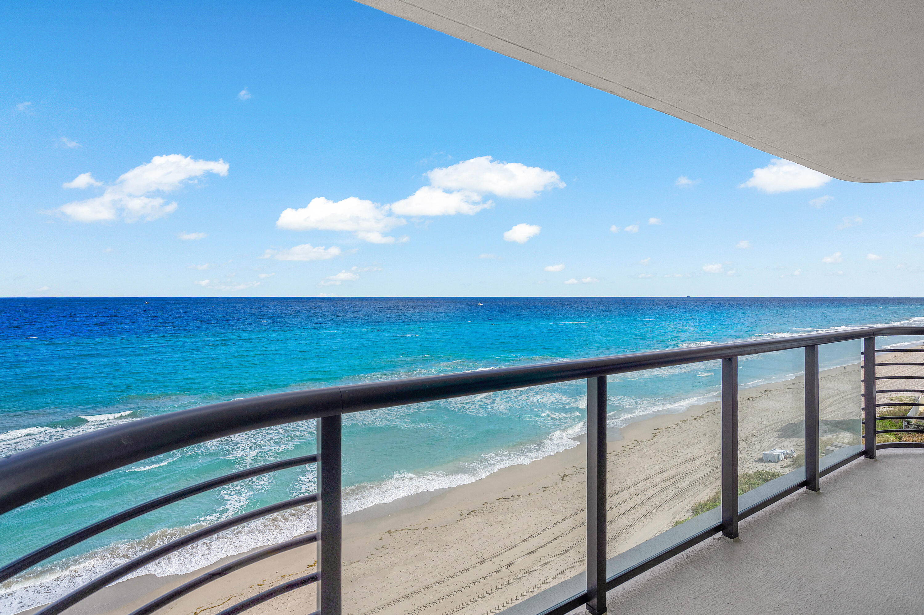 250 South Ocean Boulevard, Unit 7E Boca Raton, FL 33432 - Photo 14 of 45 a view of ocean from a balcony
