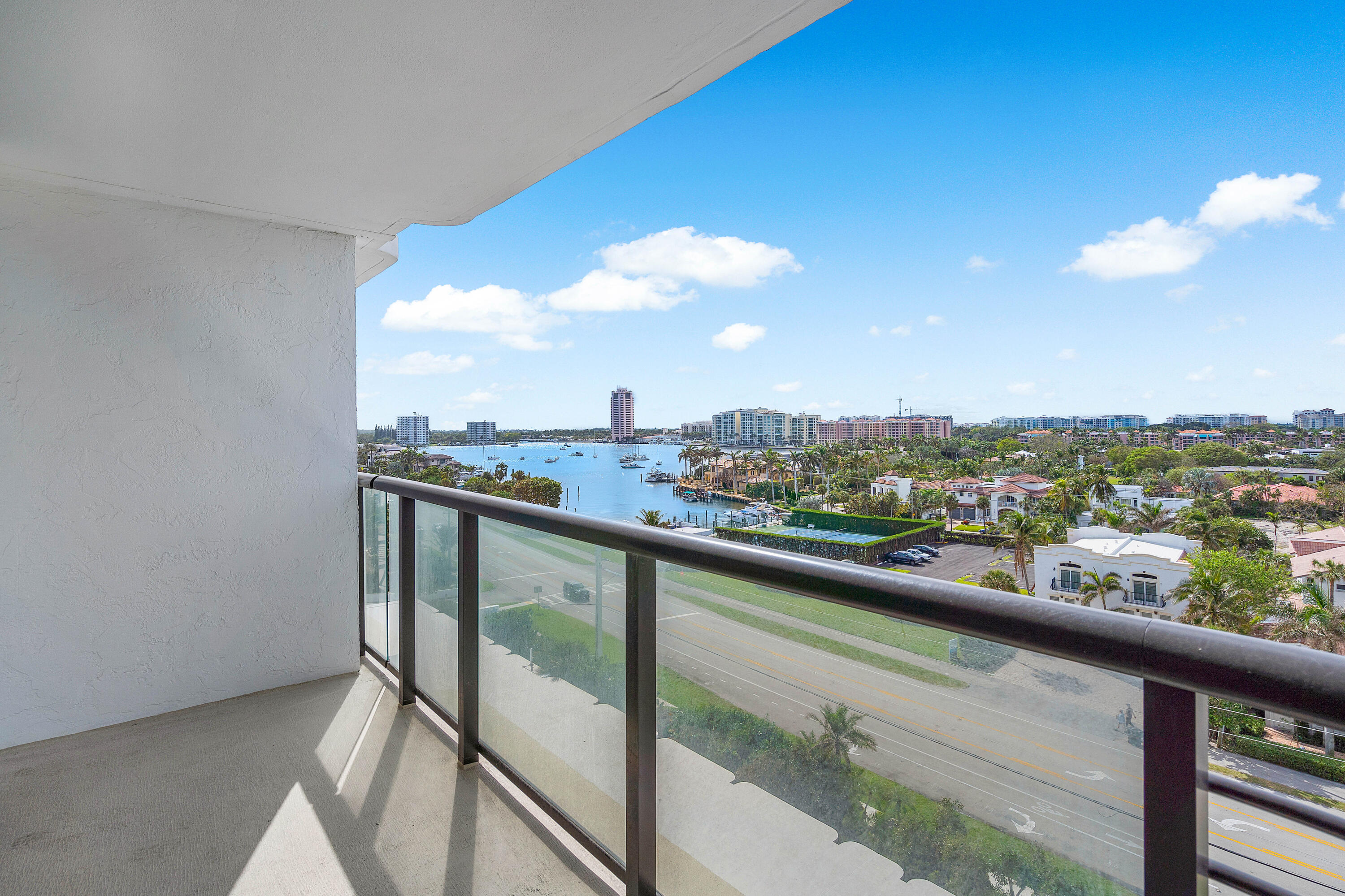 250 South Ocean Boulevard, Unit 7E Boca Raton, FL 33432 - Photo 23 of 45 a view of a city skyline from a balcony