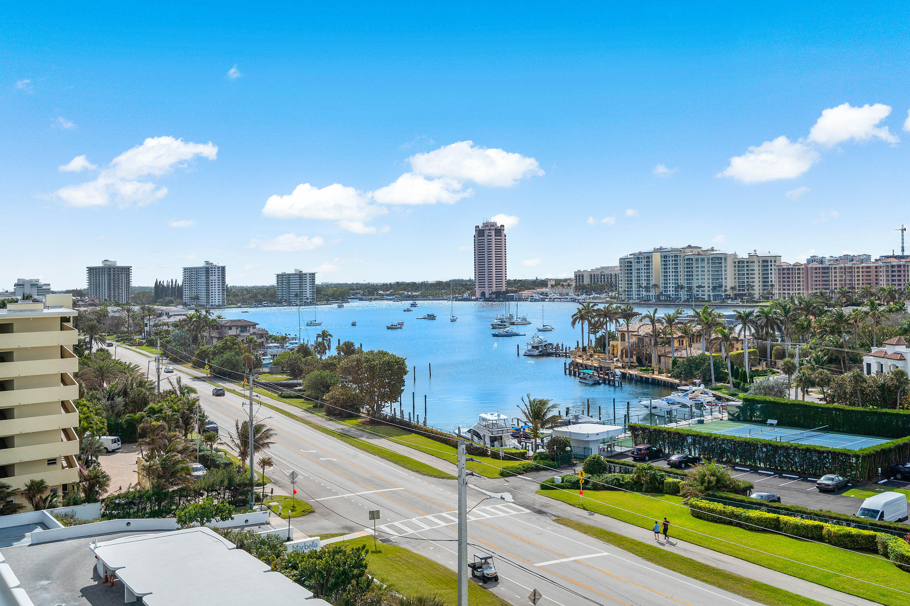 250 South Ocean Boulevard, Unit 7E Boca Raton, FL 33432 - Photo 24 of 45 a view of a city with tall buildings