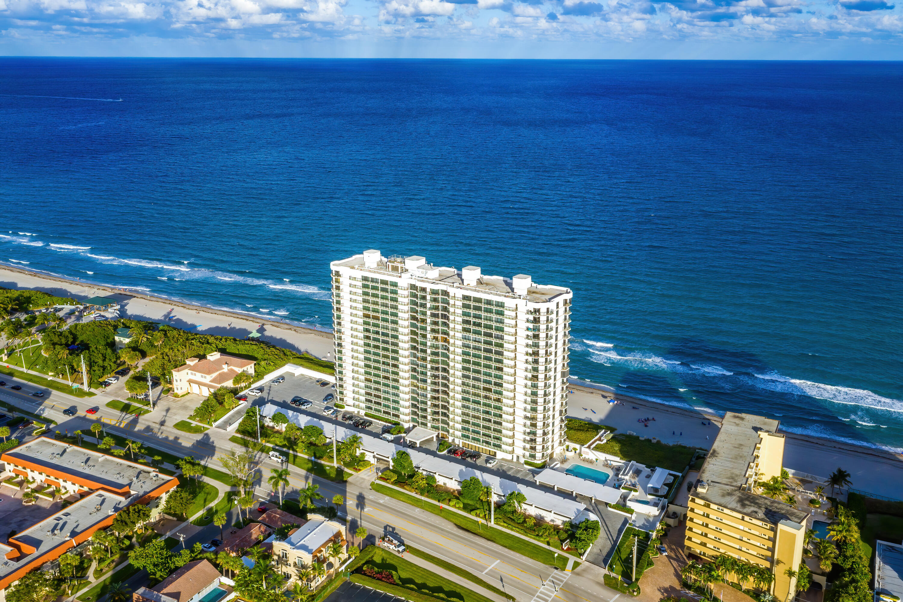 250 South Ocean Boulevard, Unit 7E Boca Raton, FL 33432 - Photo 44 of 45 a view of balcony with wooden floor