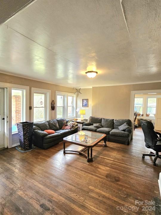 186 Rector Corner Road Marshall, NC 28753 - Photo 4 of 15 a living room with furniture window and wooden floor