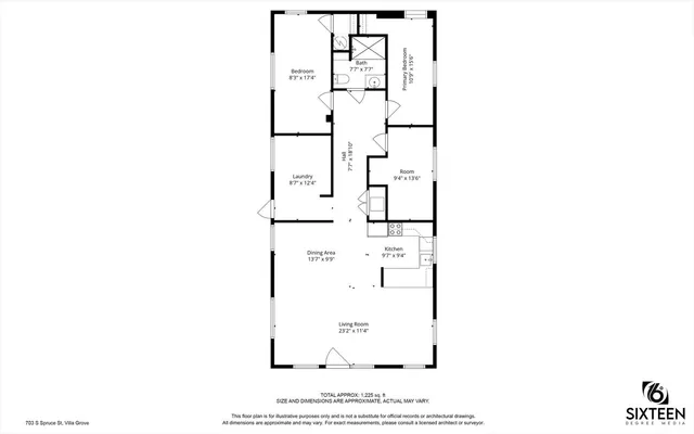 a picture of a bench in front of a building