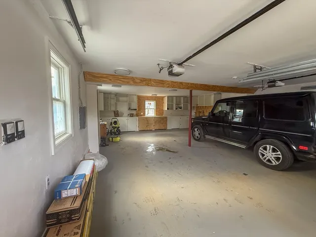 a view of car garage