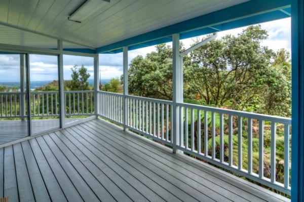 1971 Kaiwiki Road Hilo, HI 96720 - Photo 3 of 25 a view of a balcony with wooden floor