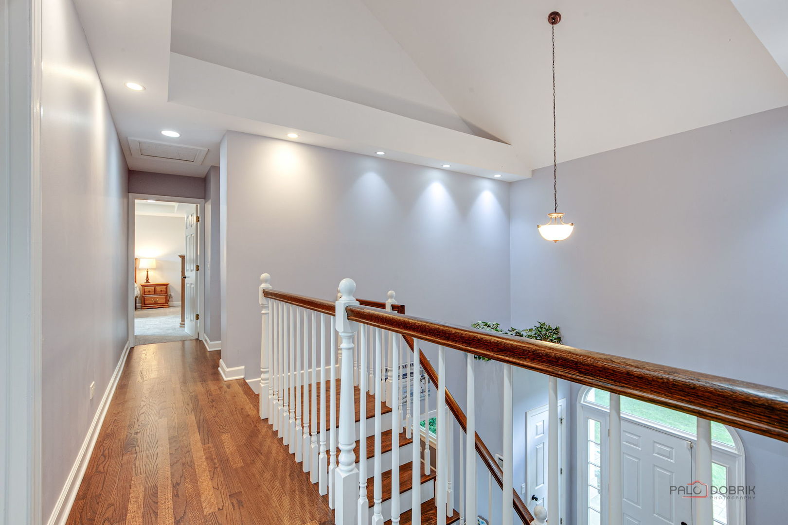 3313 Ridge Road Spring Grove, IL 60081 - Photo 23 of 49 a view of a hallway with wooden floor