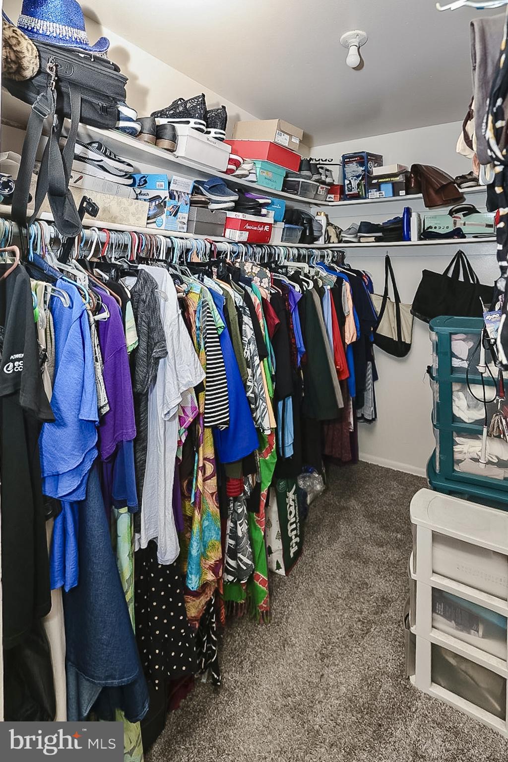 10214 Prince Place, Unit 8202 Upper Marlboro, MD 20774 - Photo 12 of 22 a view of walk in closet with clothes and shoes