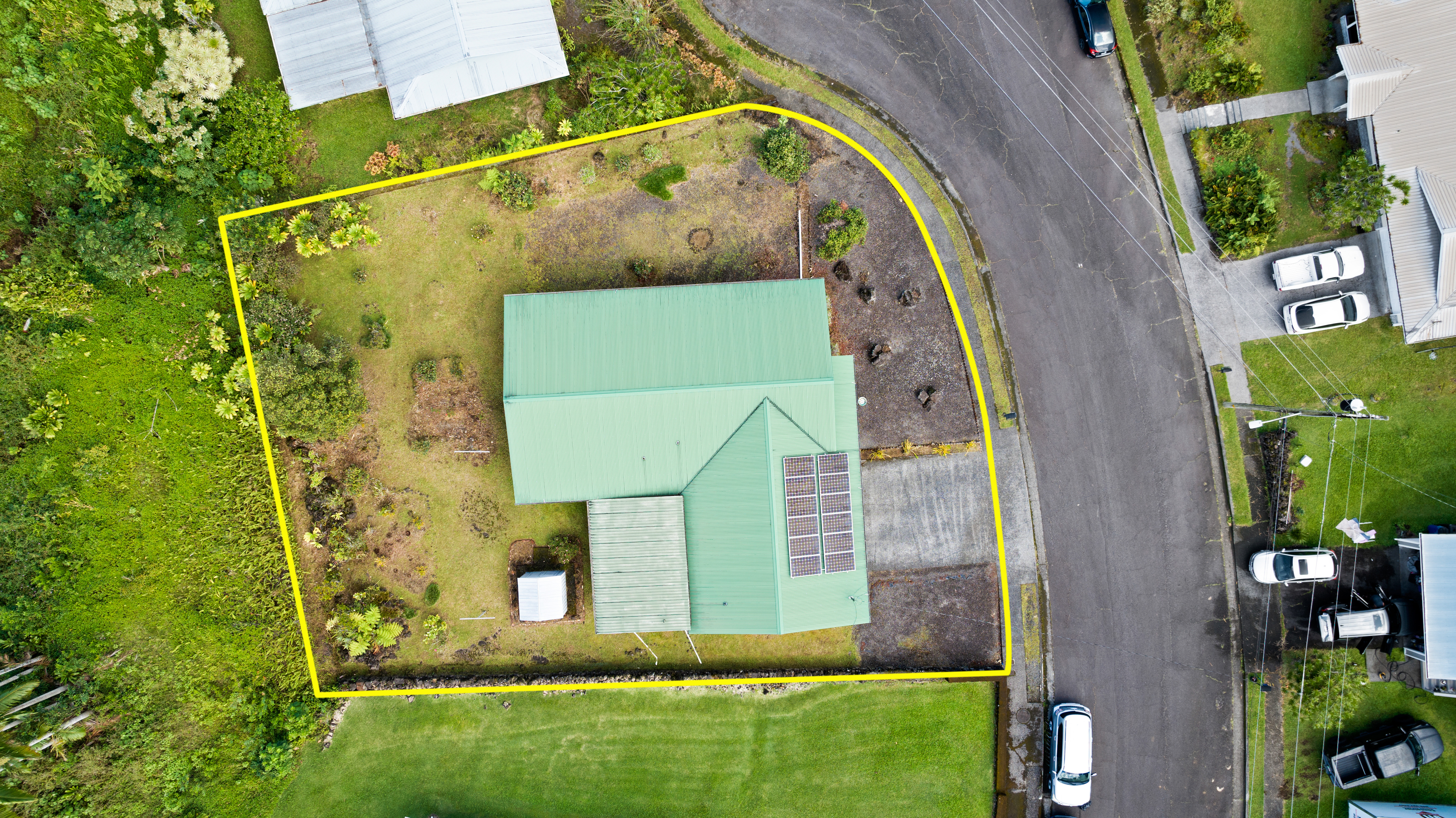 1646 Oneawa Place Hilo, HI 96720 - Photo 24 of 24 an aerial view of a house with a garden