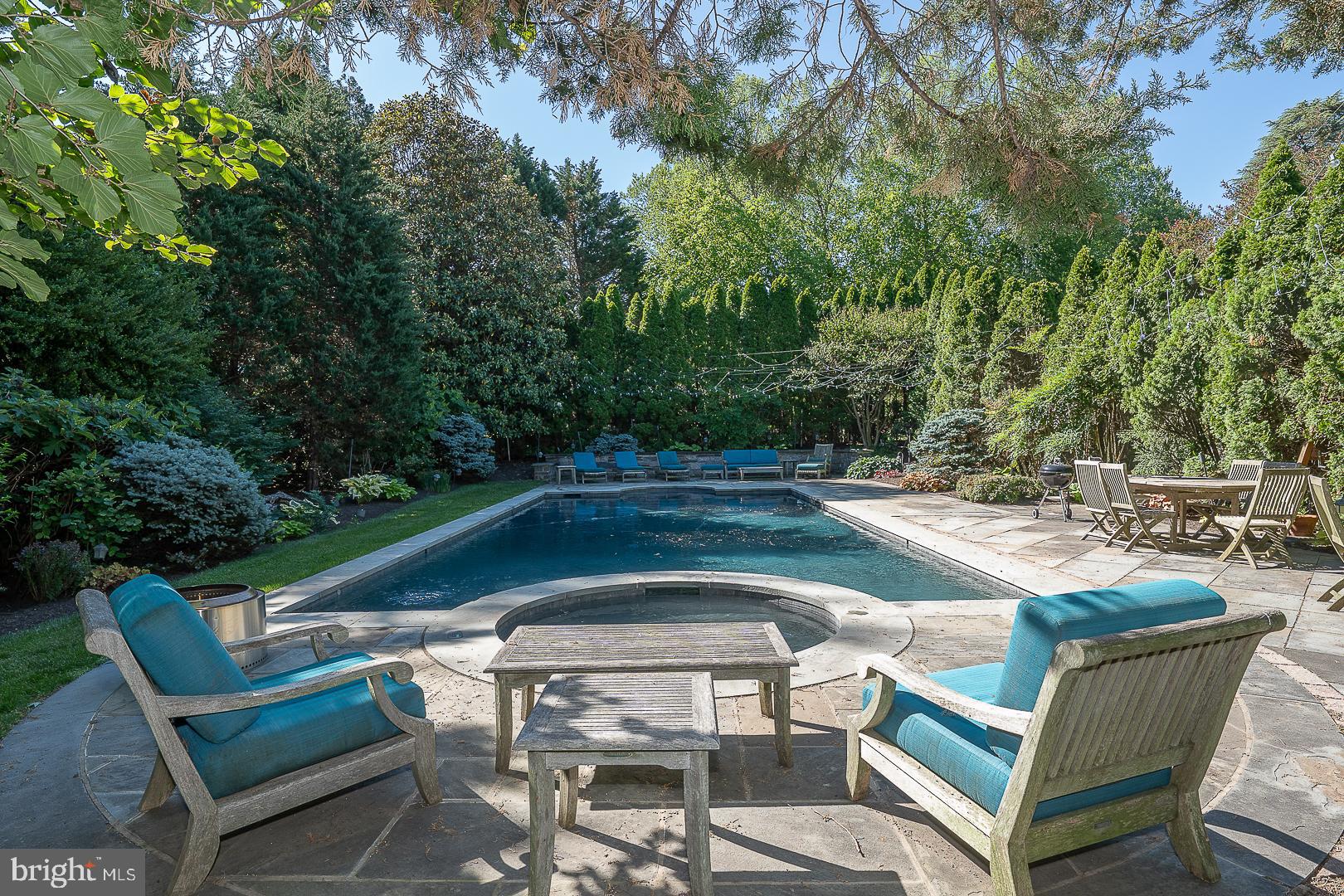 101 East Brookhaven Road Wallingford, PA 19086 - Photo 118 of 133 In-Ground Pool and Hot Tub