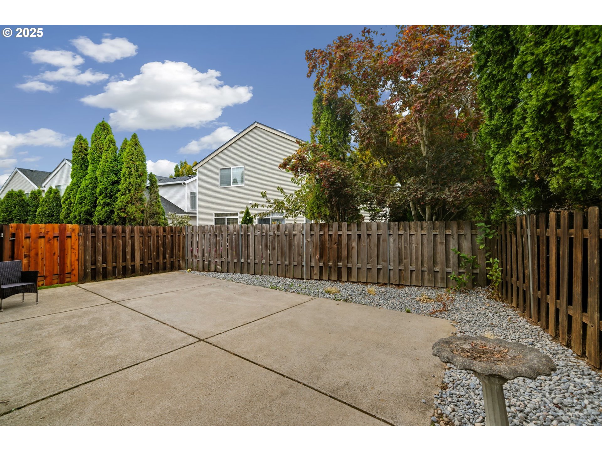 3207 Southeast 194th Court Camas, WA 98607 - Photo 33 of 41 a backyard of a house with lots of green space