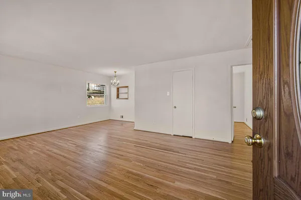 wooden floor in an empty room