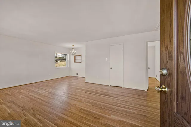 wooden floor in an empty room