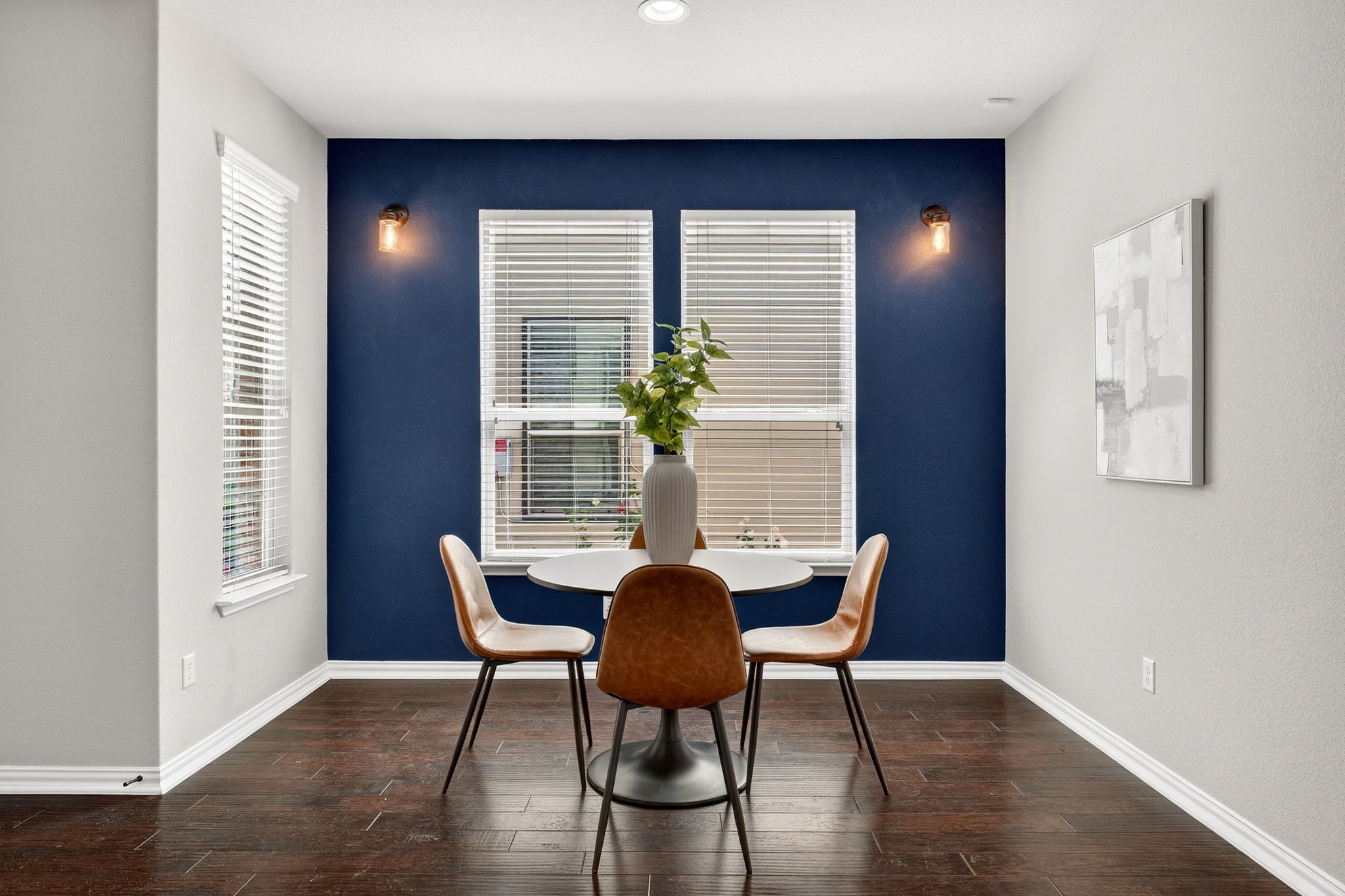 9932 Wading Pool Path Austin, TX 78748 - Photo 13 of 28 It’s a chic, intentional space that feels both intimate for morning coffee and upscale for evening entertaining.