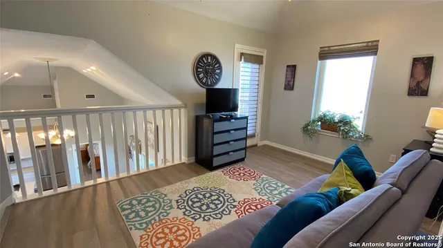 a en suite bathroom with a sink and granite