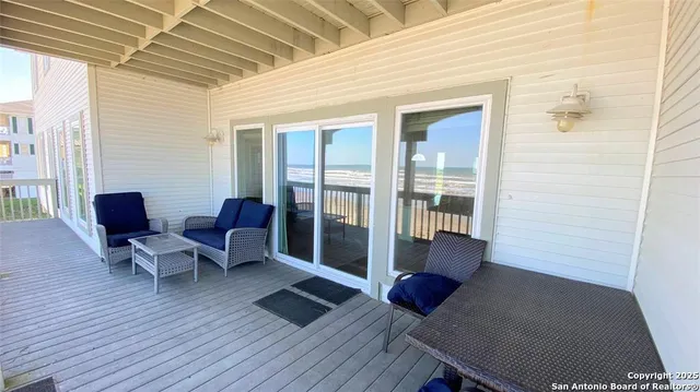 a view of a city street view with ocean view