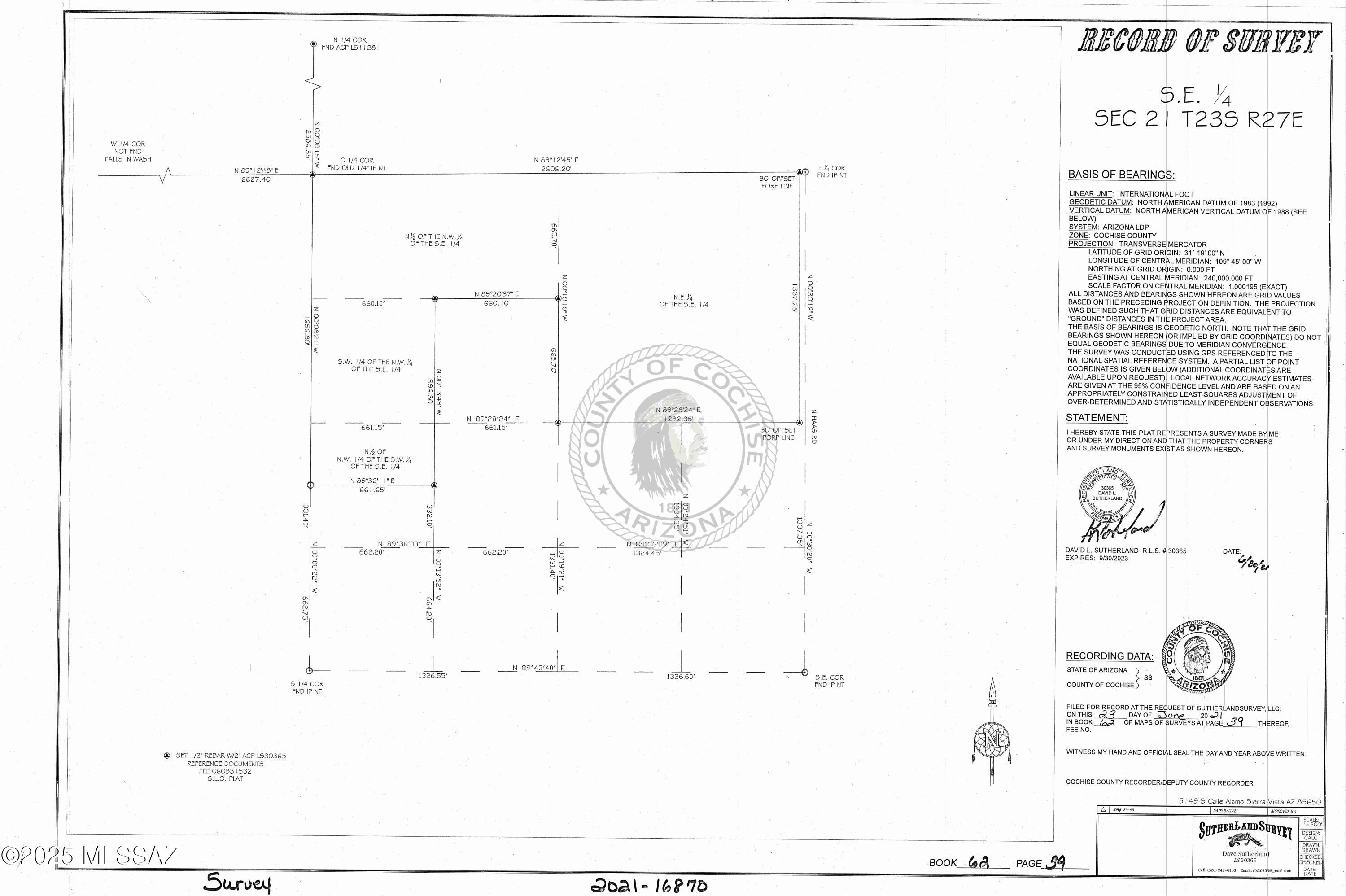 5962 North Haas Road Douglas, AZ 85607 - Photo 6 of 6 a picture of a floor plan