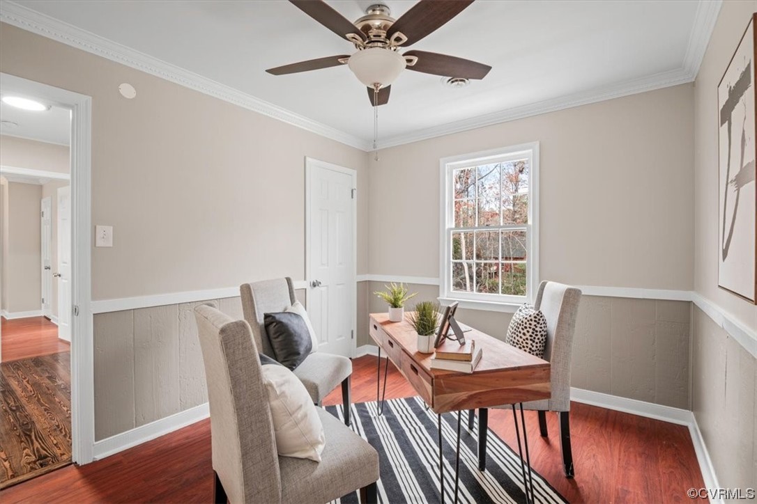 4606 Brookridge Road Chesterfield, VA 23832 - Photo 22 of 48 a view of a dining room with furniture window and wooden floor