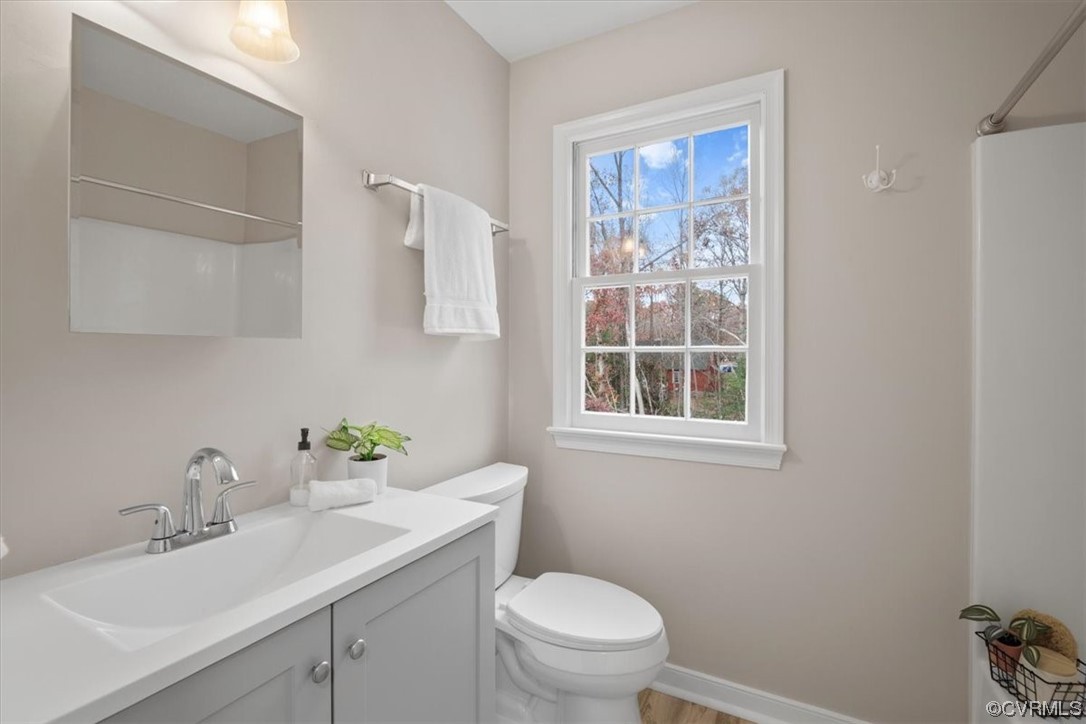 4606 Brookridge Road Chesterfield, VA 23832 - Photo 33 of 48 a bathroom with a sink toilet and a mirror