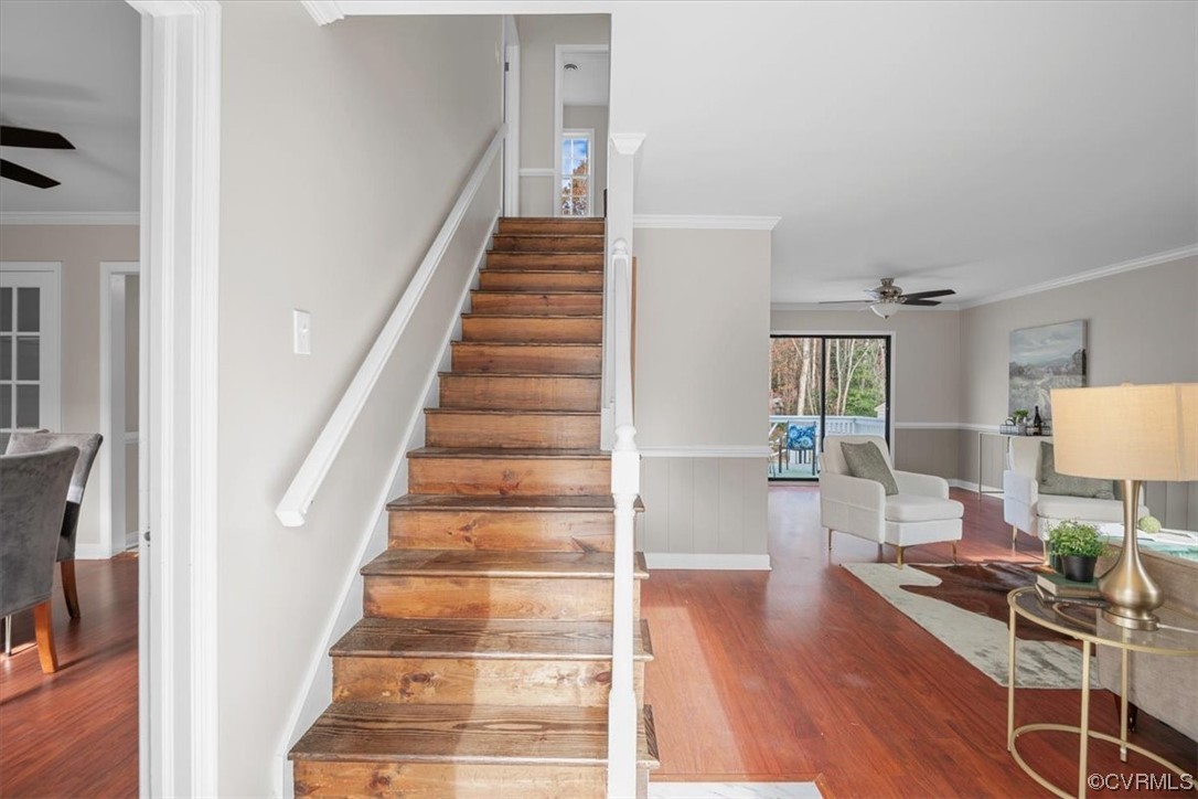 4606 Brookridge Road Chesterfield, VA 23832 - Photo 4 of 48 a view of entryway and hall with wooden floor
