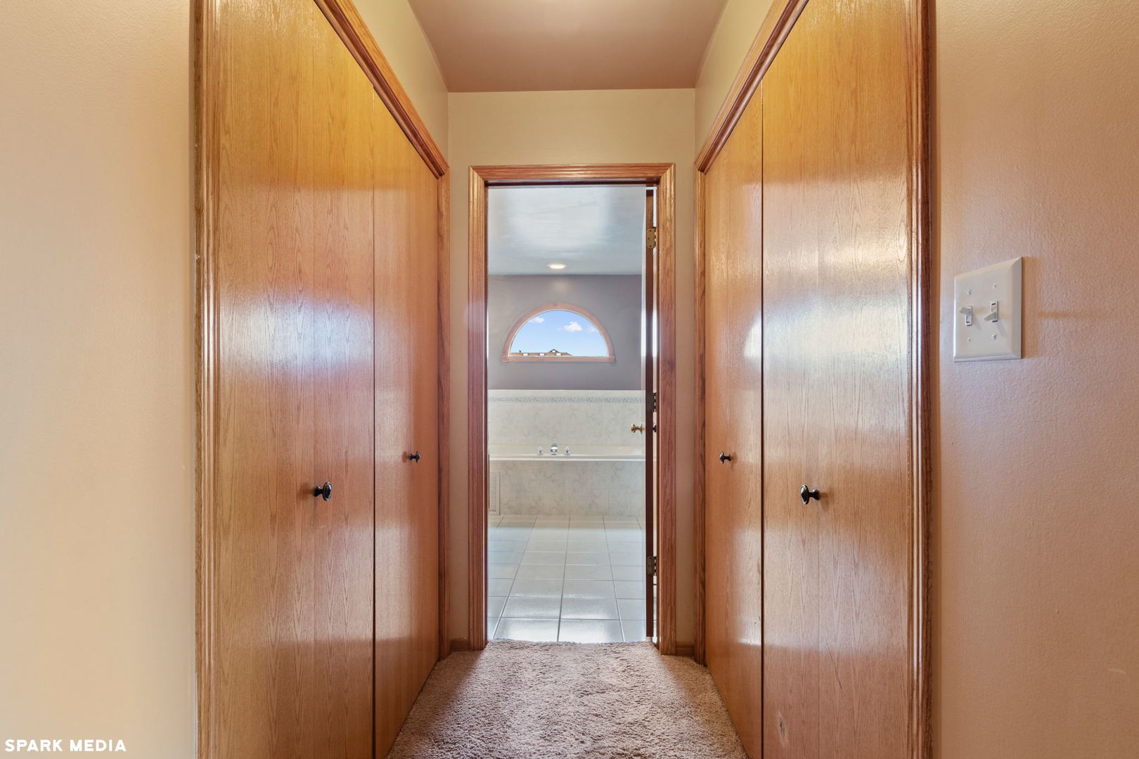 5642 Feather Creek Road Matteson, IL 60443 - Photo 17 of 36 a view of a bathroom with a glass door shower