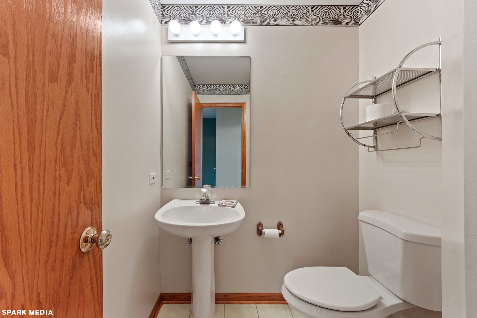 5642 Feather Creek Road Matteson, IL 60443 - Photo 7 of 36 a bathroom with a sink a toilet and shower