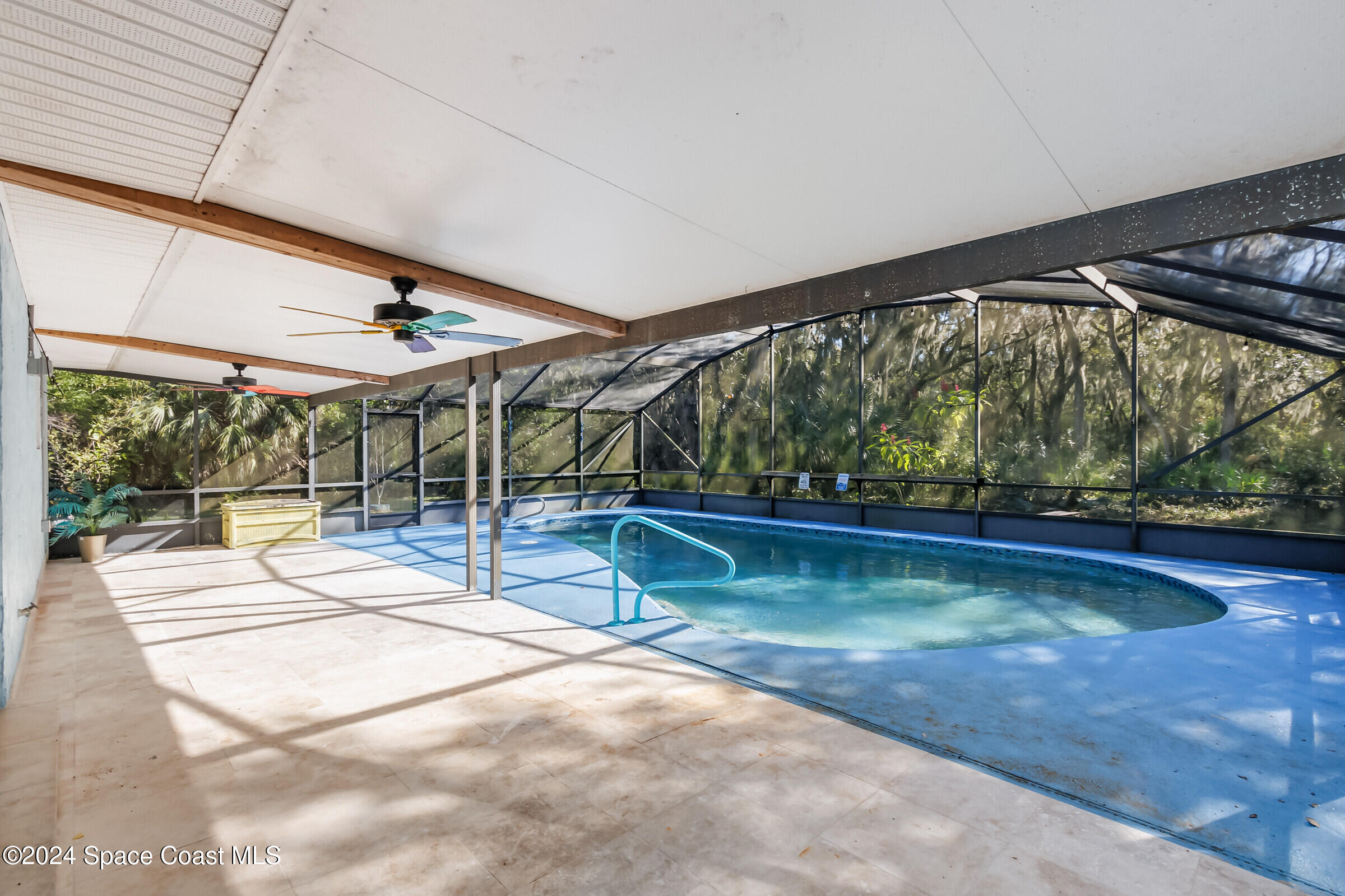 1235 Pine Island Road Merritt Island, FL 32953 - Photo 25 of 45 a view of swimming pool with seating space