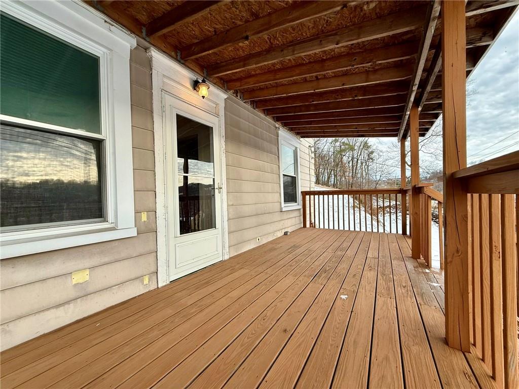 1126 Penn Avenue Vandergrift, PA 15690 - Photo 24 of 24 a view of deck with wooden floor and outdoor space