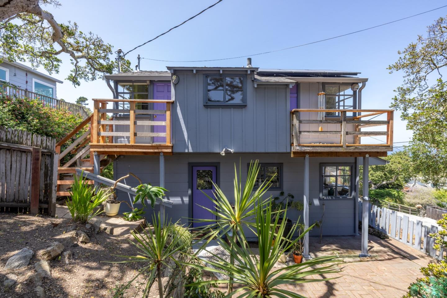 705 Grace Street Monterey, CA 93940 - Photo 23 of 28 a front view of a house with garden