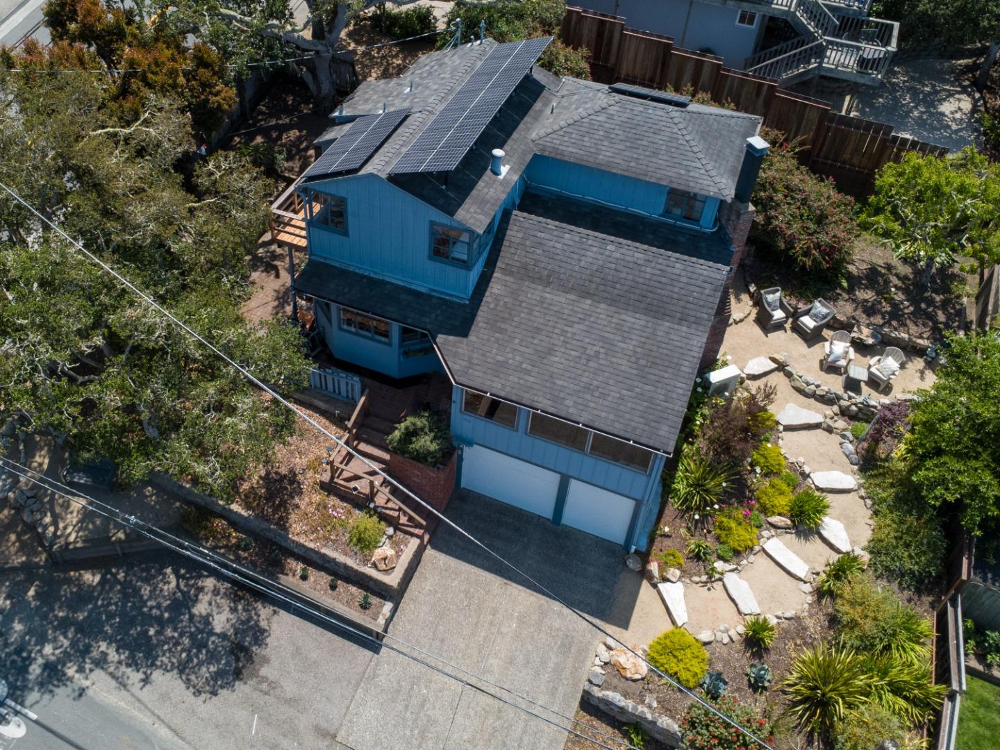 705 Grace Street Monterey, CA 93940 - Photo 24 of 28 an aerial view of a house with a yard