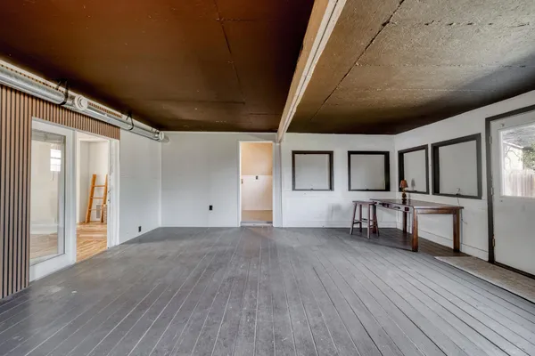 a view of an empty room with window