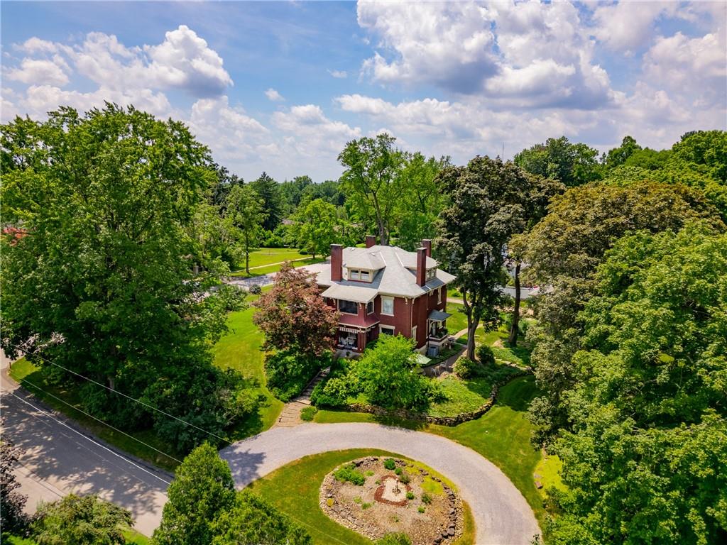 223 Belmont Road Butler, PA 16001 - Photo 50 of 50 an aerial view of a house with a yard and garden