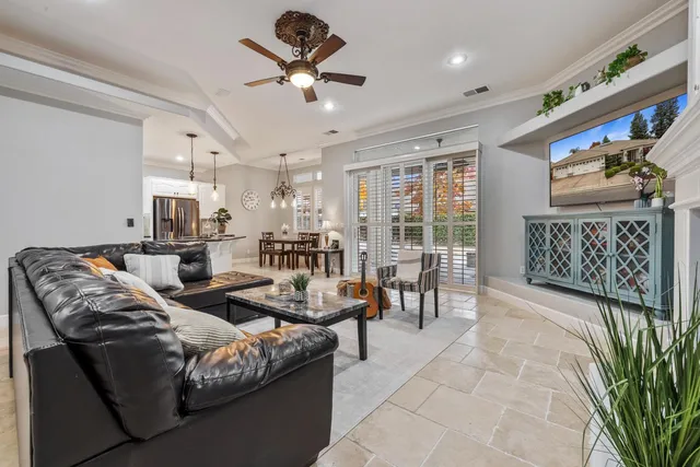 a kitchen with stainless steel appliances a refrigerator and a sink