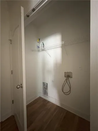 a view of a walk in closet