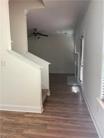 wooden floor in an empty room
