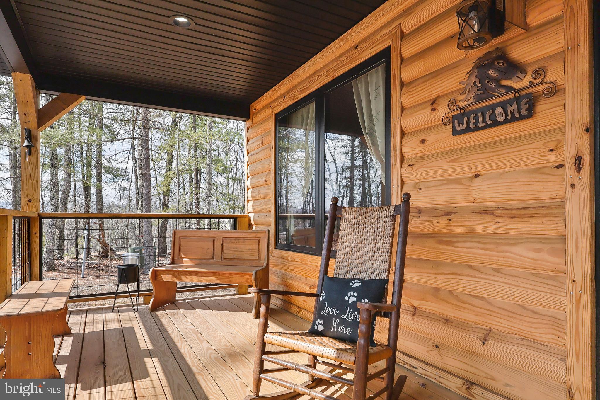1823 Desert Road Reva, VA 22735 - Photo 4 of 28 a view of balcony with wooden floor