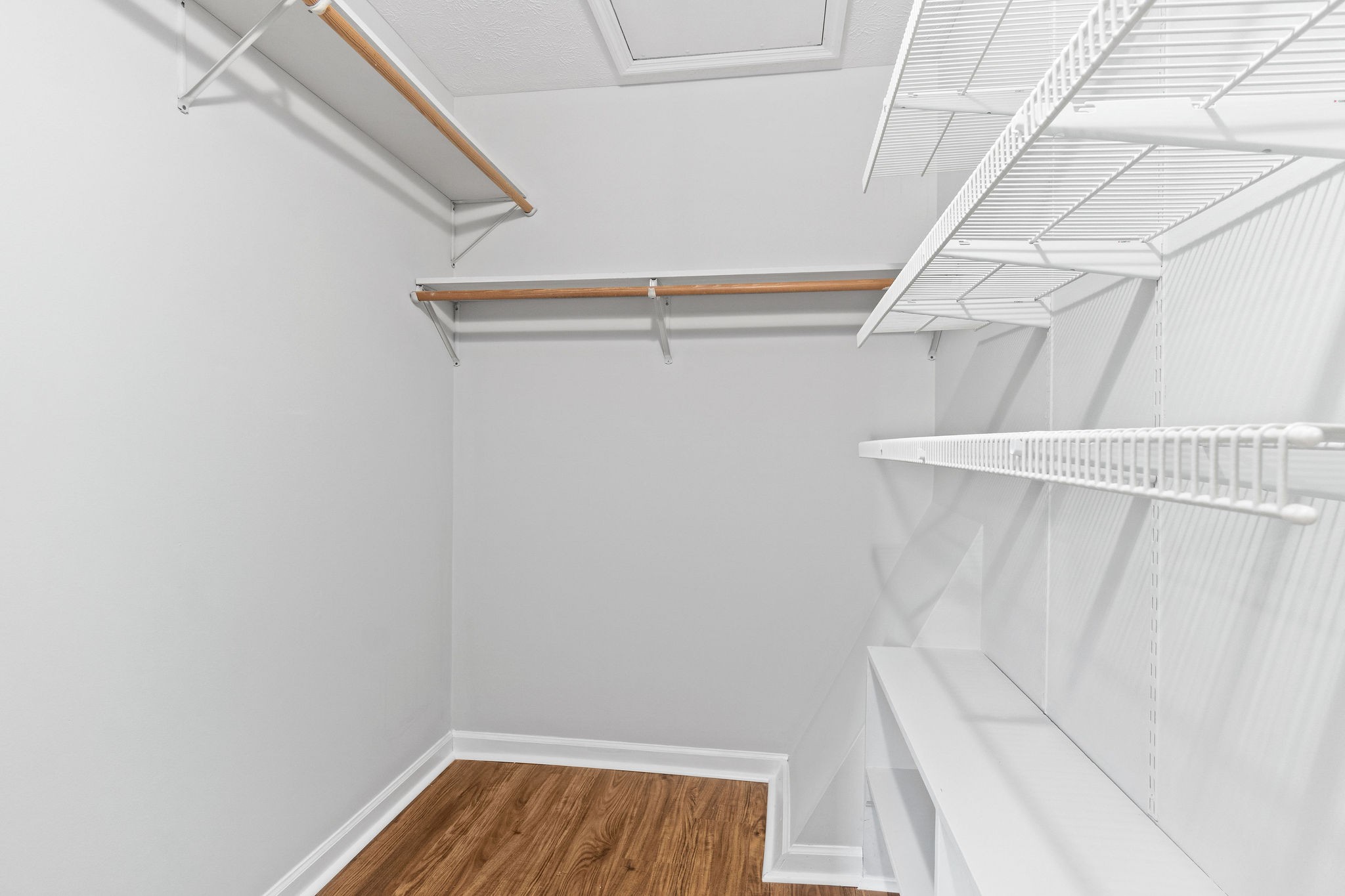 1011 Cherokee Trail Springfield, TN 37172 - Photo 22 of 40 a view of walk in closet with empty racks