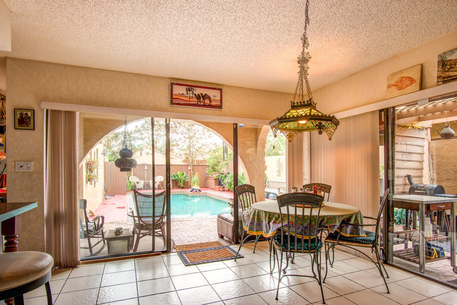 6598 Patio Lane Boca Raton, FL 33433 - Photo 16 of 31 Eat-In entry to Pool Patio