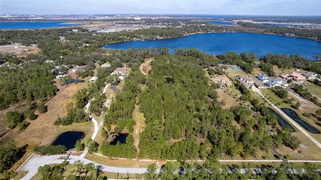 an aerial view of residential building with outdoor space