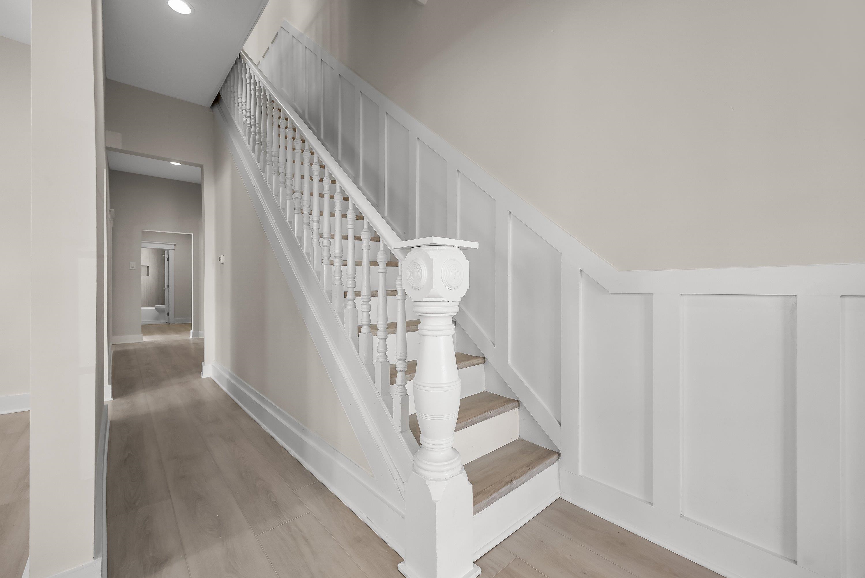 733 Wesley Road, Unit NORTH Ocean City, NJ 08226 - Photo 5 of 47 a view of entryway and hall with wooden floor