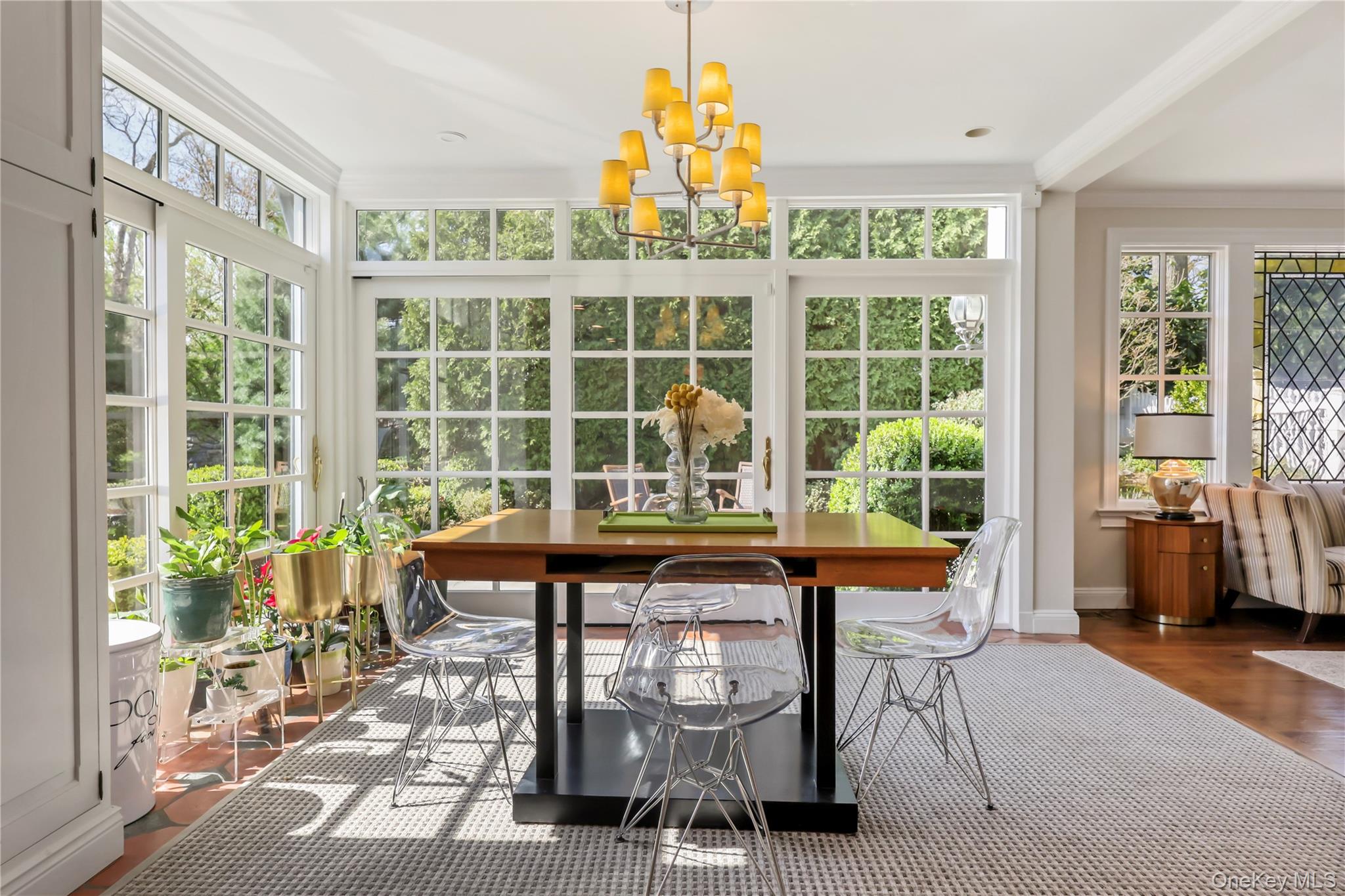 7 Plateau Circle West Bronxville, NY 10708 - Photo 12 of 34 a dining room filled with furniture and window